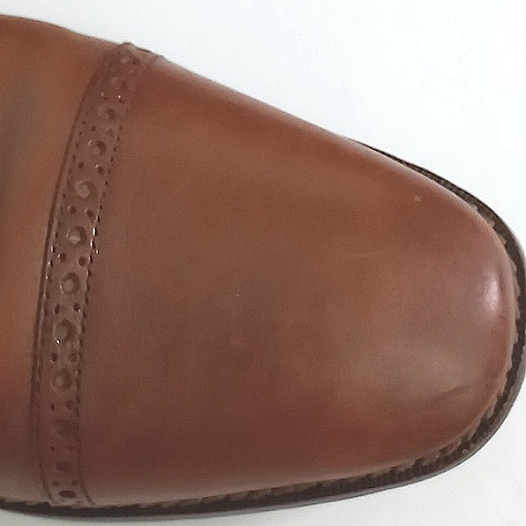 Florsheim Dress Shoes Men's Size 11 D Brown Leather Castellano Cap Toe Oxford - Picture 4 of 13